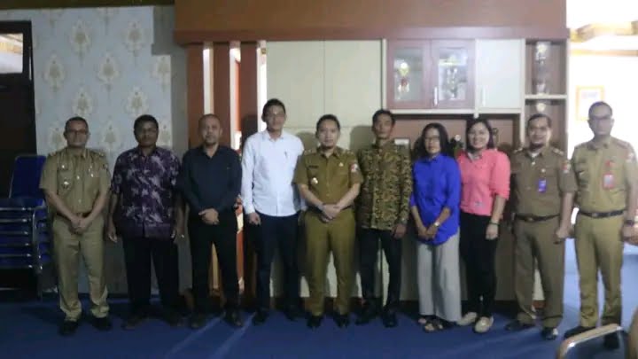Wabud Lampung Utara H.Ardian Saputra,S.H Menerima audensi badan kerja sama antar gereja (BKSAG)