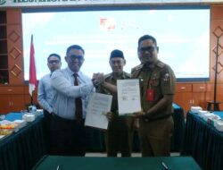Pemkab  Lampung Utara Melalui Dinas Kominfo Melaksanakan Perjanjian Kerjasama Dengan Kejaksaan Negeri Lampung Utara