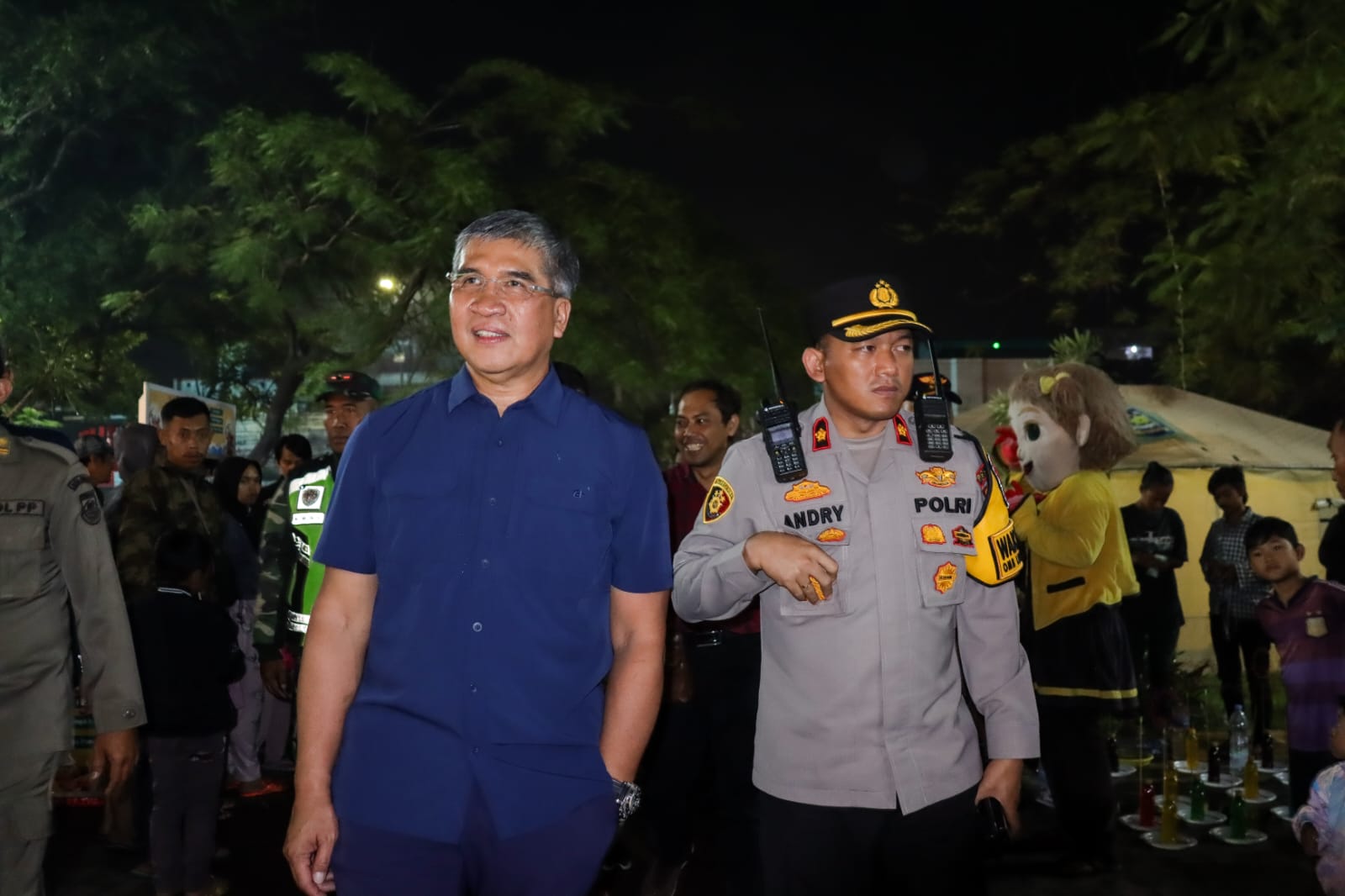 PJ. Wali Kota  Cimahi Monutoring Sejumlah Titik Di Kota Cimahi Pada Malam Tahun Baru