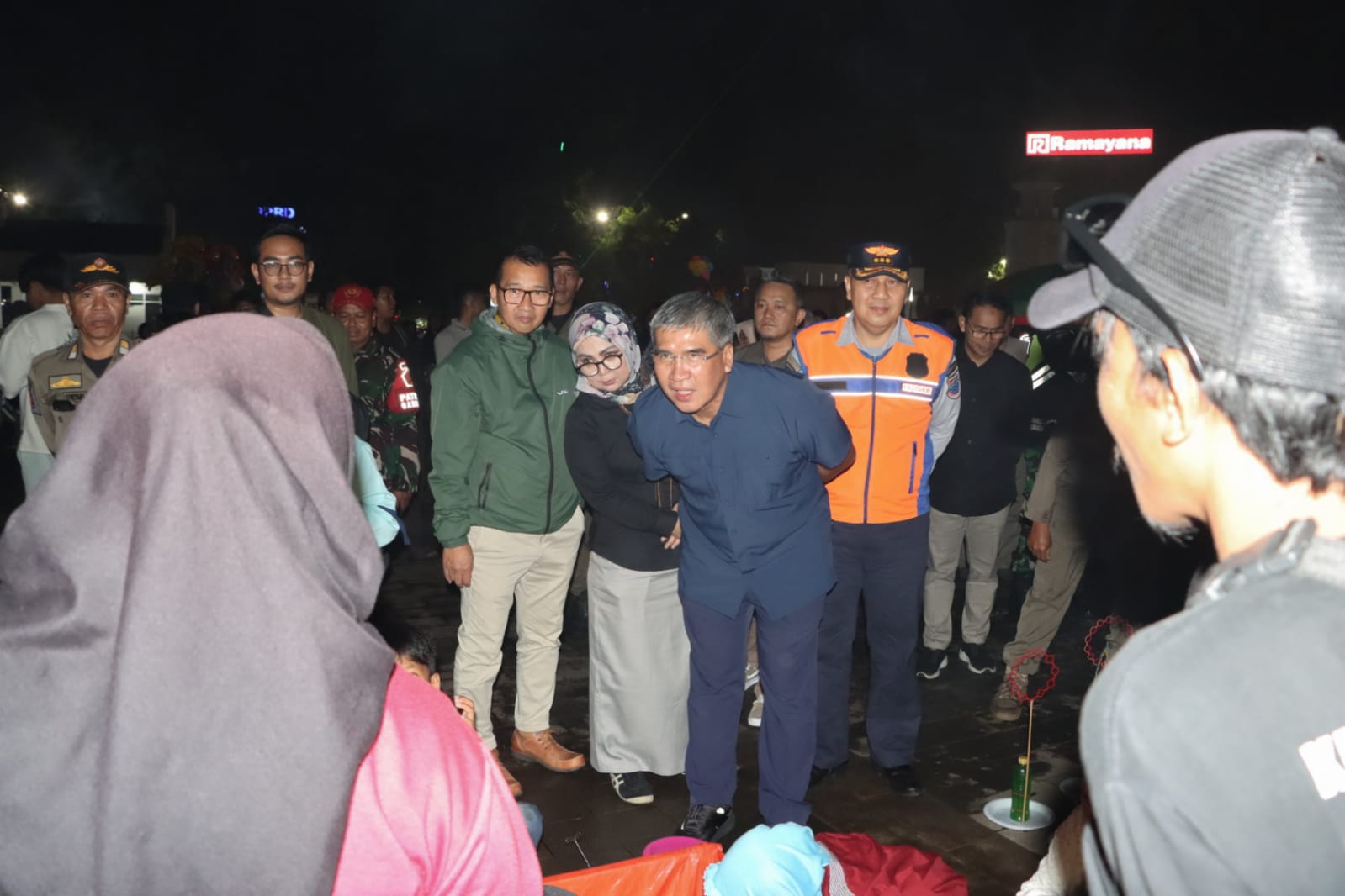 PJ. Wali Kota  Cimahi Monutoring Sejumlah Titik Di Kota Cimahi Pada Malam Tahun Baru