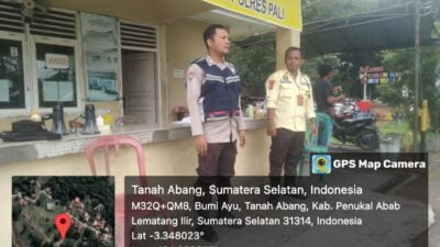 Kapolsek Tanah Abang AKP Darmawansyah SH Menunjukkan keterlibatannya Yang Aktif Dalam Menjaga keamanan Desa Bumi Ayu