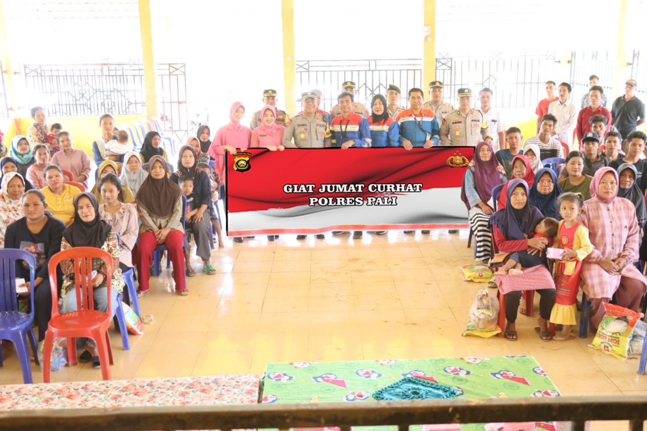 Kapolres PALI Prioritaskan Program Jum'at Curhat di Desa Suka Damai