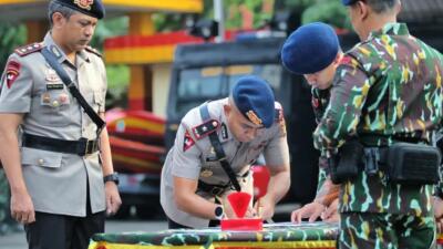 Batalyon D Pelopor Satbrimob Polda Metro Jaya Gelar Pisah Sambut Danyon Lama dan Baru