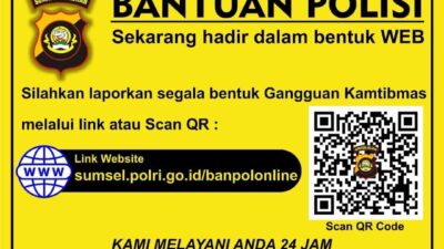 Polres Pali Sosialisasikan Bantuan Polisi Dalam Bentuk Website