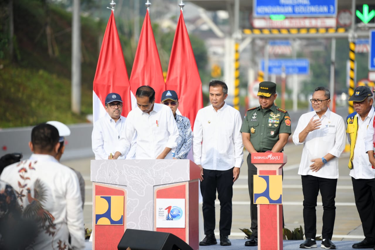 Presiden Resmikan Jalan Tol Pamulang- Cinere - Raya Bogor, Warga Bodebek Punya Lebih Banyak Opsi Jalan