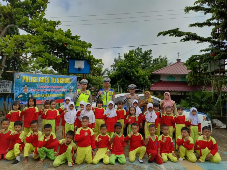 Satlantas Polres PALI Gelar Police Go To School