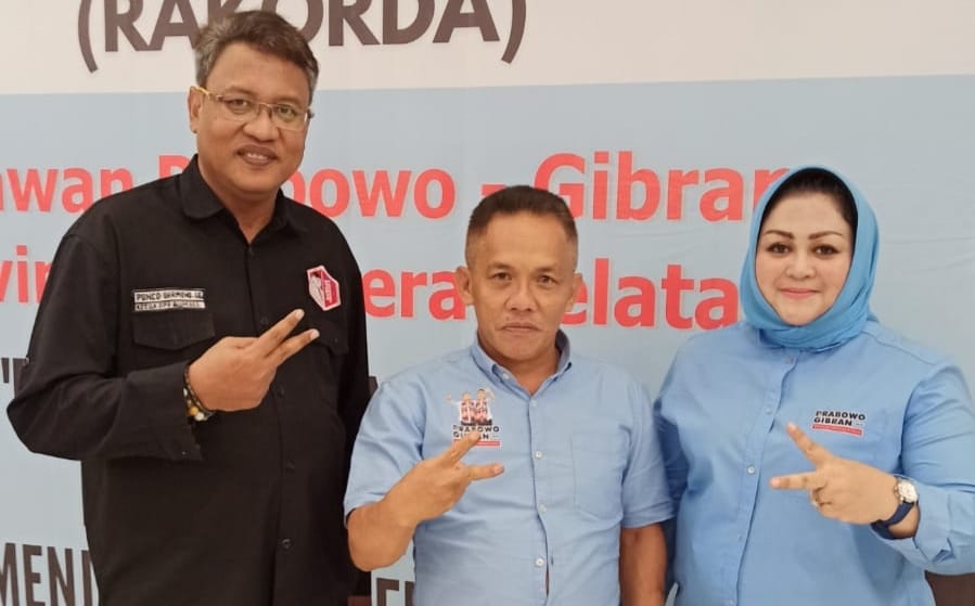 Ponco Darmono Ketua DPD Barisan Pembaharuan Relawan Prabowo Se-Sumsel Hadiri Acara Rakorda