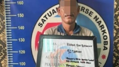 Satres Narkoba  Polres PALI Berhasil Meringkus Seorang Pelaku diduga Sebagai Pengedar Narkoba Jenis Sabu