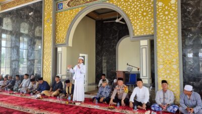 Kapolres PALI AKBP Khairu Nasrudin, S.I.K, M.H,  Menghadiri Acara Syukuran Masjid AS”Saidiyah