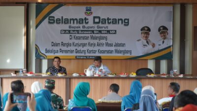 Masa Tutup Jabatan Bupati Garut Kunjungan dan Peresmian di Garut Utarat Kunjungan dan Peresmian