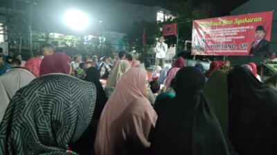 Nyumarno, SM anggota DPRD Kabupaten Bekasi Hadiri undangan Syukuran 