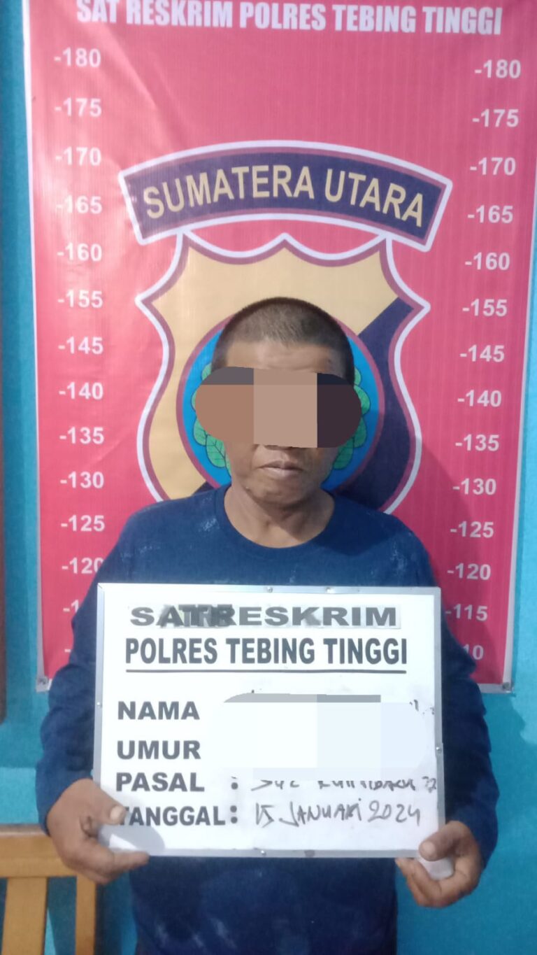 Libas Kasat Reskrim Polres Tebing Tinggi Mengamankan Pelaku Yang Bawa Kabur Truk Keluar Provinsi, Buruh Harian