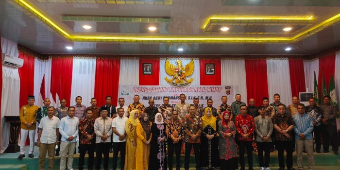 Pemkab Kabupaten Aceh Timur Gelar Lepas Sambut Jabatan, Polres Aceh Timur Di Aula Serbaguna Pendopo Bupati