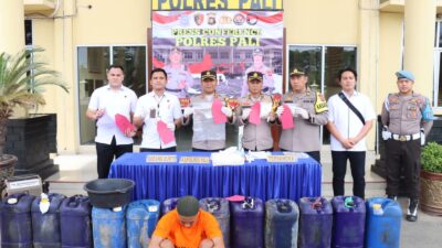 Satuan Reserse Kriminal Unit Pidana Khusus Polres PALI,Berhasil Membongkar kasus Penimbunan BBM Bersubsidi Jenis Solar