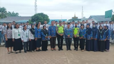 Sat Lantas Polres Batubara Go to School Sosialisasikan Tertib Berlalu Lintas Bagi Pelajar