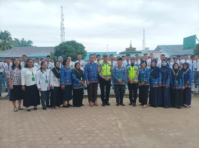 Sat Lantas Polres Batubara Go to School Sosialisasikan Tertib Berlalu Lintas Bagi Pelajar