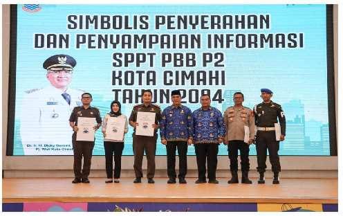 Pemkot Cimahi Launching SPPT PBB P2 Tahun 2024