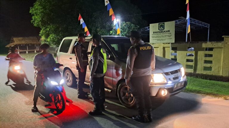 Polsek Penukal Utara Menggelar Kegiatan Rutin KRYD (Razia Terpadu),