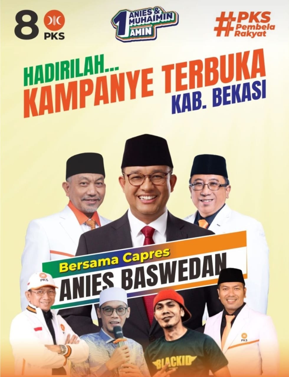 Calon Presiden Anies Baswedan Sambangi Warga Kabupaten Bekasi di Stadion Mini Cikarang