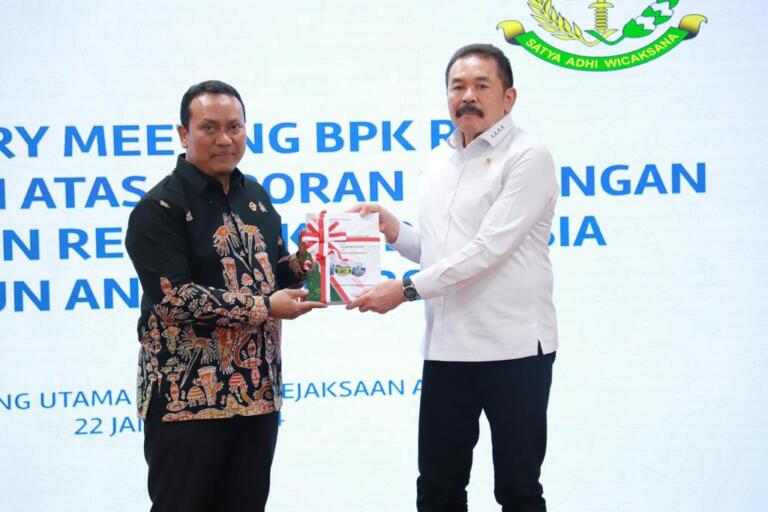 Entry Meeting Laporan Keuangan Tahun 2023, Jaksa Agung STBurhanuddin Tekankan Akuntabilitas dan Transparansi Penggunaan Anggaran