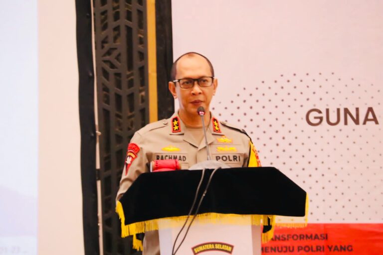 Pimpin Rapat Koordinasi Penyusunan Anggaran, Kapolda Sumsel Rachmad Wibowo : Tiga Hal Prinsip Pengelolaan