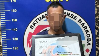 Pria Asal Jakarta Timur Berinisial DS (31) Tahun, Diringkus  Satuan Reserse Narkoba Polres PALI