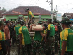 Sikap Timbang Rasa Prajurit Yonif 514/SY/9/2 Kostrad hingga hari ke-4 Dalam Penanggulangan Bencana Alam Angin Puting Beliung