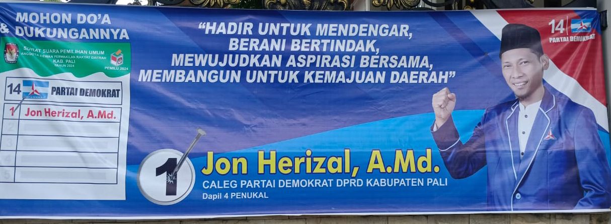 Jon Herizal,A.Md, Siap Berjuang Untuk Masyarakat Kabupaten PALI Dapil 4 Kecamatan Penukal