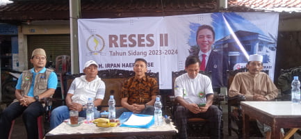 Reses II H.Irfan Haeroni S.E, Anggota DPRD Provinsi Jawa Barat Caleg Dapil Jabar IX Kabupaten Bekasi