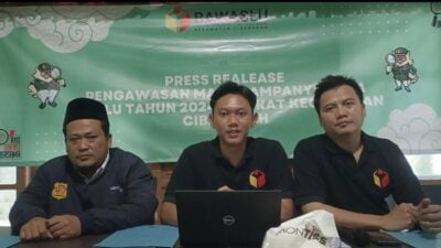 Panwascam Cibarusah Press Release Pengawasan Masa Kampanye Pada Pemilu 2024 Tingkat Kecamatan Cibarusah