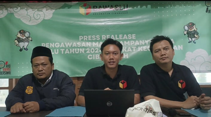 Panwascam Cibarusah Press Release Pengawasan Masa Kampanye Pada Pemilu 2024 Tingkat Kecamatan Cibarusah