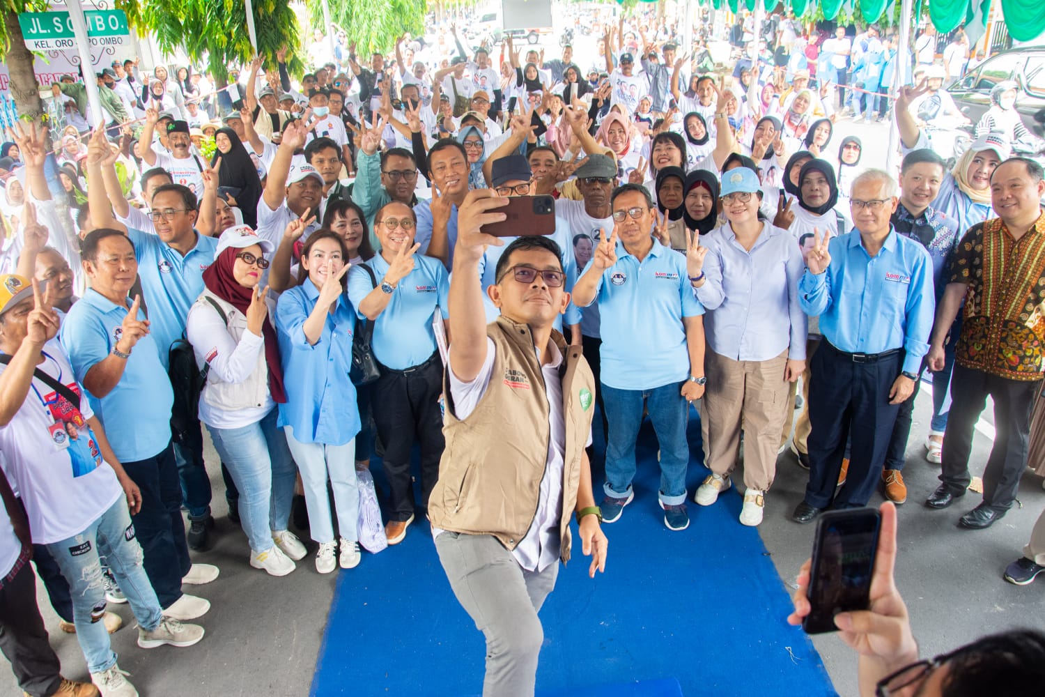 Deklarasi Relawan Kom”ITS 08 Nasional & Repnas Mataraman: Memperkuat Semangat Prabowo-Gibran