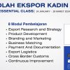 Kelas Perdana “Export Essential Class” Kadin ITH Sekolah Ekspor Dengan Metode Pembelajaran Online Asinkron (Asynchronous)