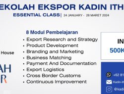 Kelas Perdana “Export Essential Class” Kadin ITH Sekolah Ekspor Dengan Metode Pembelajaran Online Asinkron (Asynchronous)