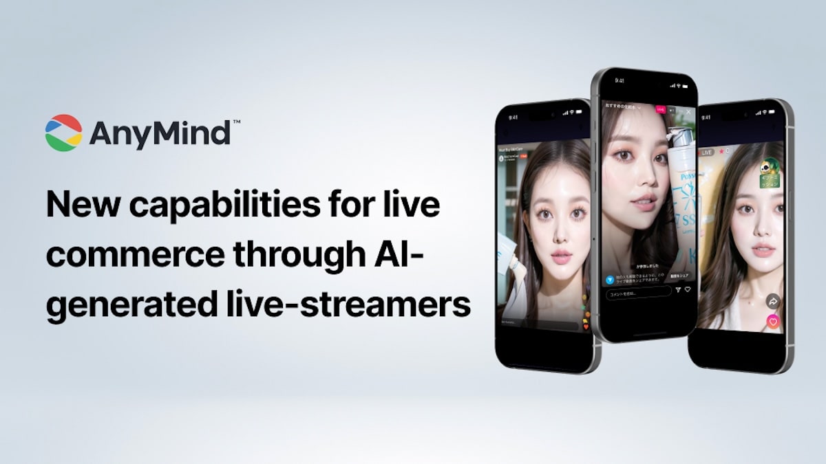 AnyMind Group meluncurkan kemampuan tambahan untuk live commerce melalui live-streamer yang dihasilkan oleh AI