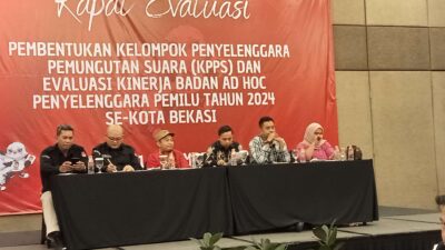KPU Kota Bekasi Evaluasi Proses Seleksi Anggota KPPS