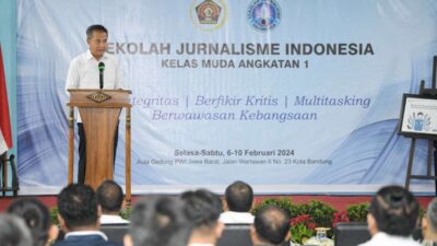 Bey Machmudin: Sekolah Jurnalisme Indonesia Dapat Lahirkan Jurnalis Berintegritas dan Multitasking