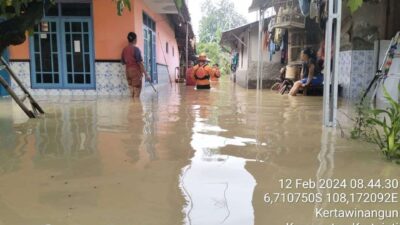 Banjir Majalengka – Sumedang Berangsur Surut, BPBD Jabar Sudah Terjun ke Lapangan