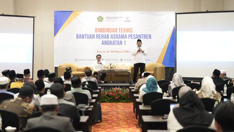 Kemenag Salurkan Rp5,85 Miliar Bantuan Rehab Asrama 75 Pesantren