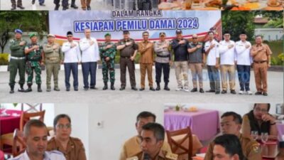 Wakil Bupati Ikuti Apel Kesiapan Pemilu Bersama Tahun 2024