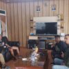 DPC LSM TRINUSA LAMPURA Audensi DI Dua Tempat,Polisi Militer(PM) Kotabumi dan Markas TNI AL Prokimal Kotabumi Utara