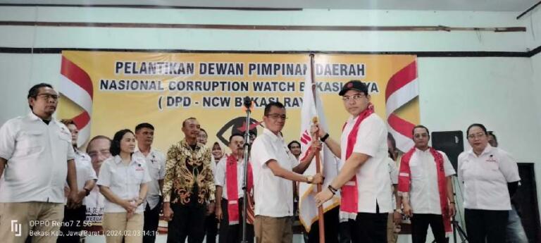 Ketum NCW Melantik Pengurus Dewan Pimpinan Daerah (DPD) Nasional Corruption Watch (NCW) Bekasi Raya