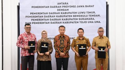 Pemdaprov Jabar Jalin Kerja Sama Pengembangan Potensi Daerah dan Peningkatan Pelayanan Publik