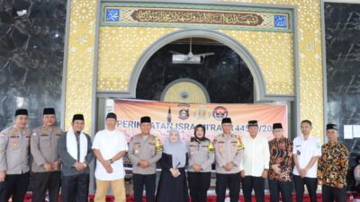 Pada Hari Rabu, Tanggal 07 Februari 2024, Pukul 08.10 WIB, di Masjid Jami Asaidah Polres Pali Menjadi Tempat Peringatan Isra Mi’raj 1445 H/2024