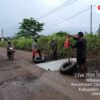 PT Adhi Karya Perbaiki Jalan Berlubang di Jalan Cigutul-Limalang Wibawamulya, Wujud Kepedulian Kepada Masyarakat Untuk Kenyamanan Berkendara