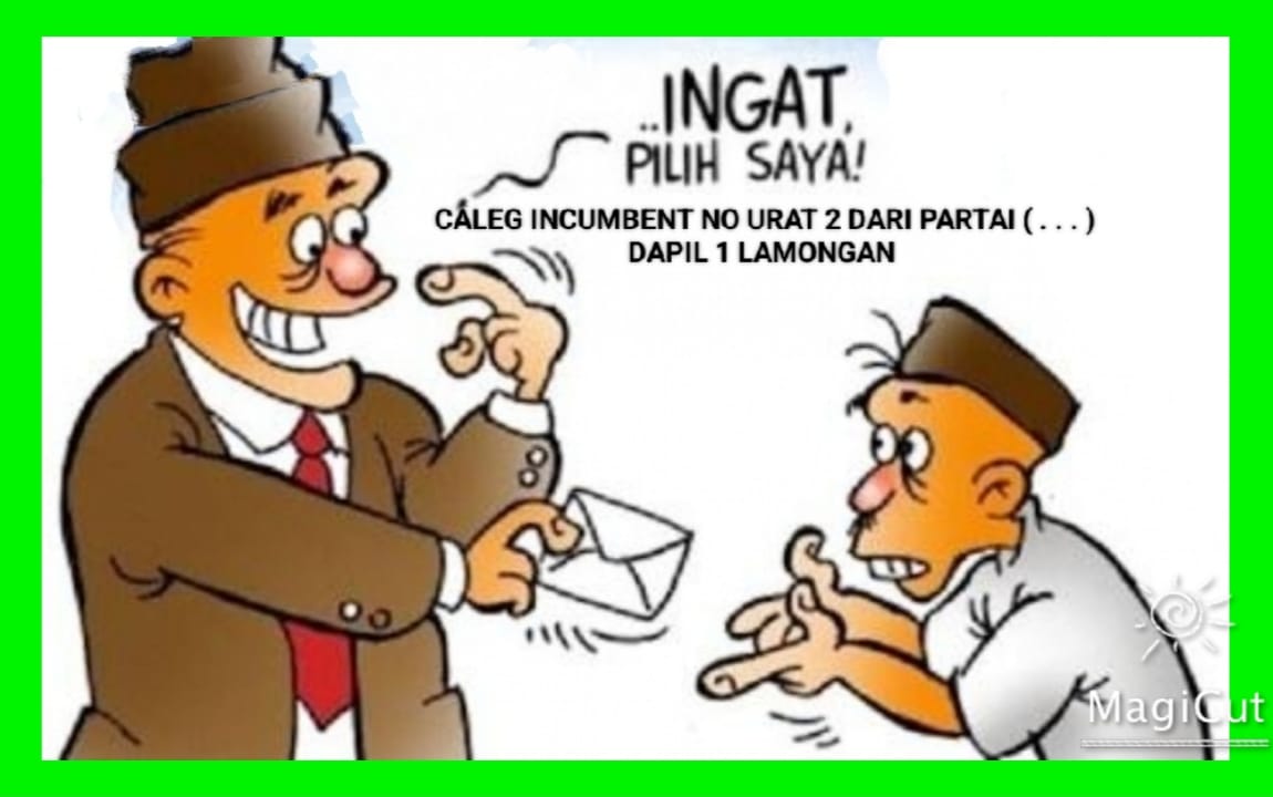 DPP AMI ; Miris Oknum Caleg Incumbent No Urut 2 Dari Partai ( . . . ) Dapil 1 Lamongan Diduga Melakukan Serangan Fajar