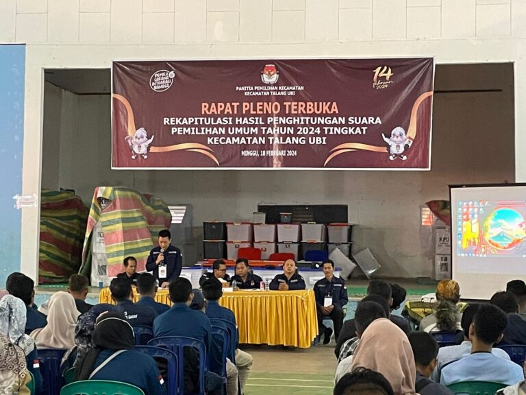 Polsek Talang Ubi Lakukan Pengamanan Rapat Pleno Terbuka