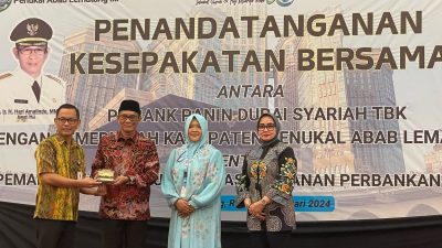 Penandatanganan MOU Pemkab PALI dan PT. Bank Panin Dubai Syariah Tbk