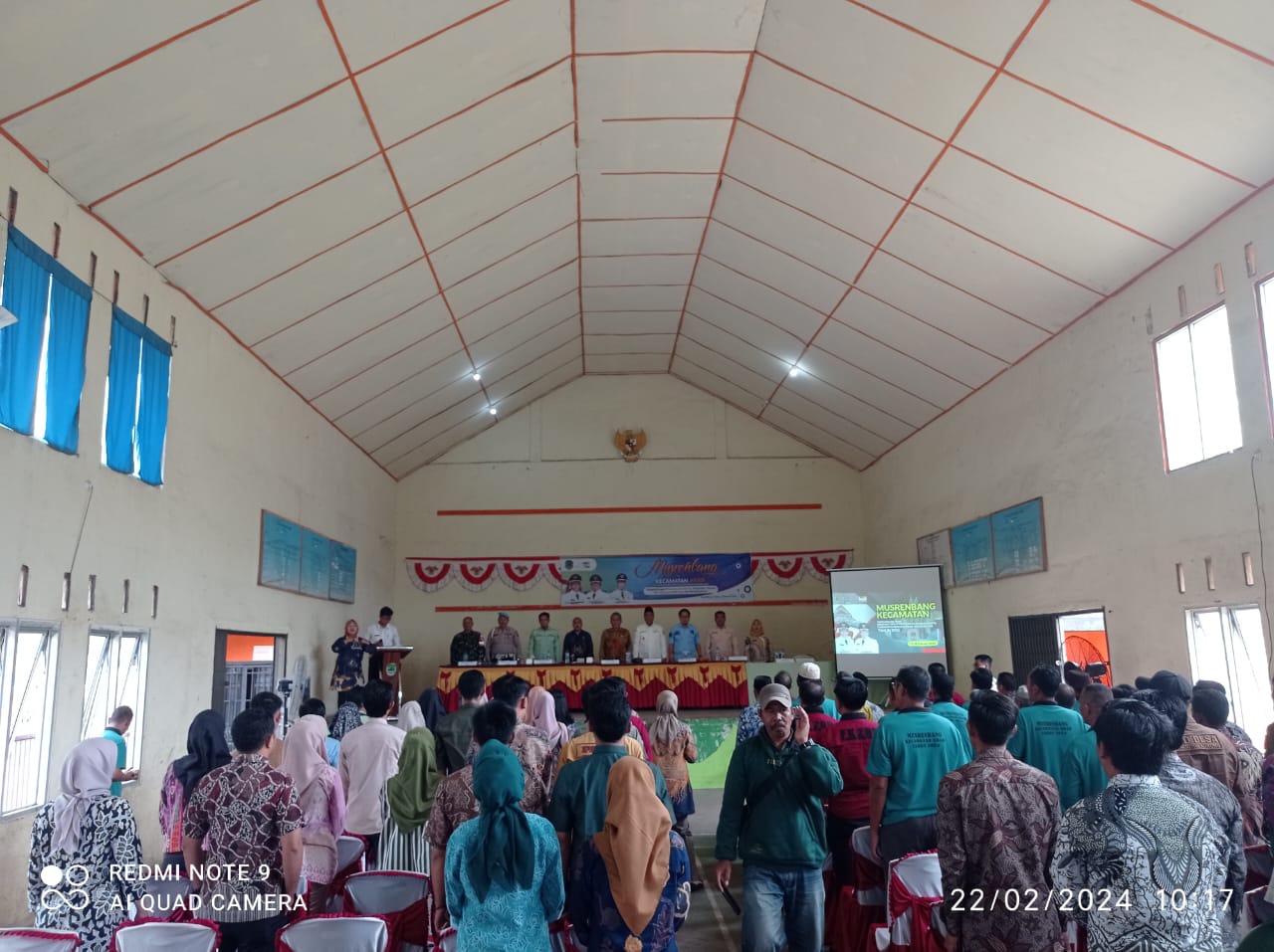 Polsek Penukal Abab Menghadiri Acara Musrenbang di Desa Betung Selatan