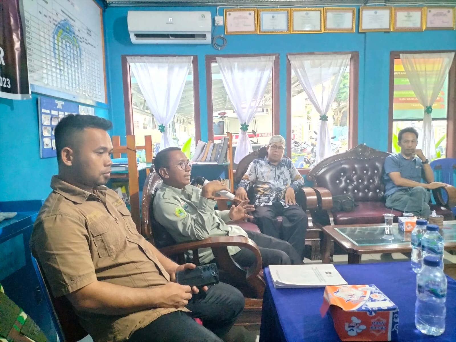 Polsek Talang Ubi Gelar Jumat Curhat di Kantor Desa Talang Bulang